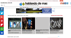 Desktop Screenshot of hablandodemac.net